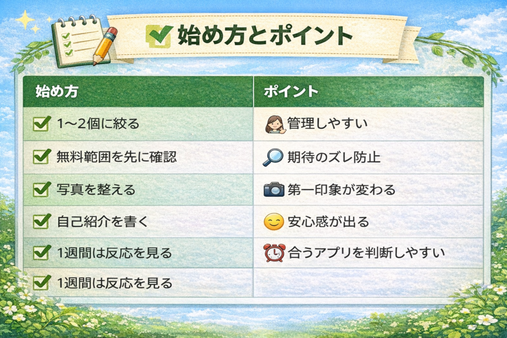 始め方とポイント